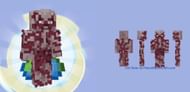 Season Four's main antagonist lovingly detailed in Minecraft (Image via yayo_ramirez/PlanetMinecraft)